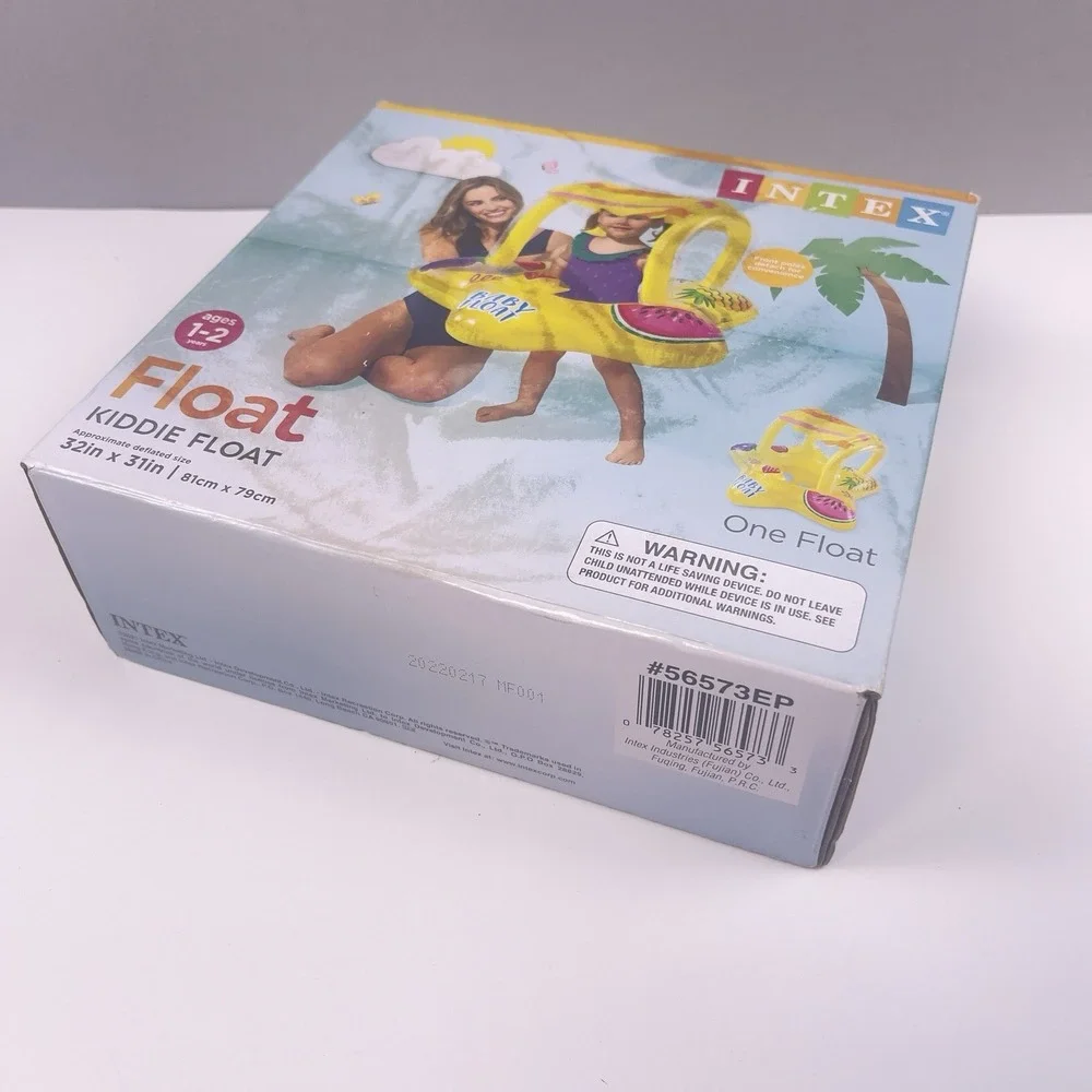 Intex Kiddie Float 1-2 years Baby Pool Float w/ Detachable Sunshade 32